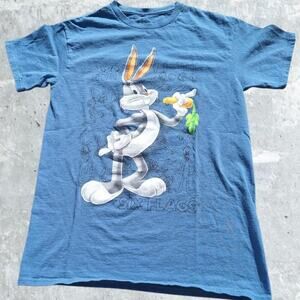 Retro style Six flags bugs bunny animation tee